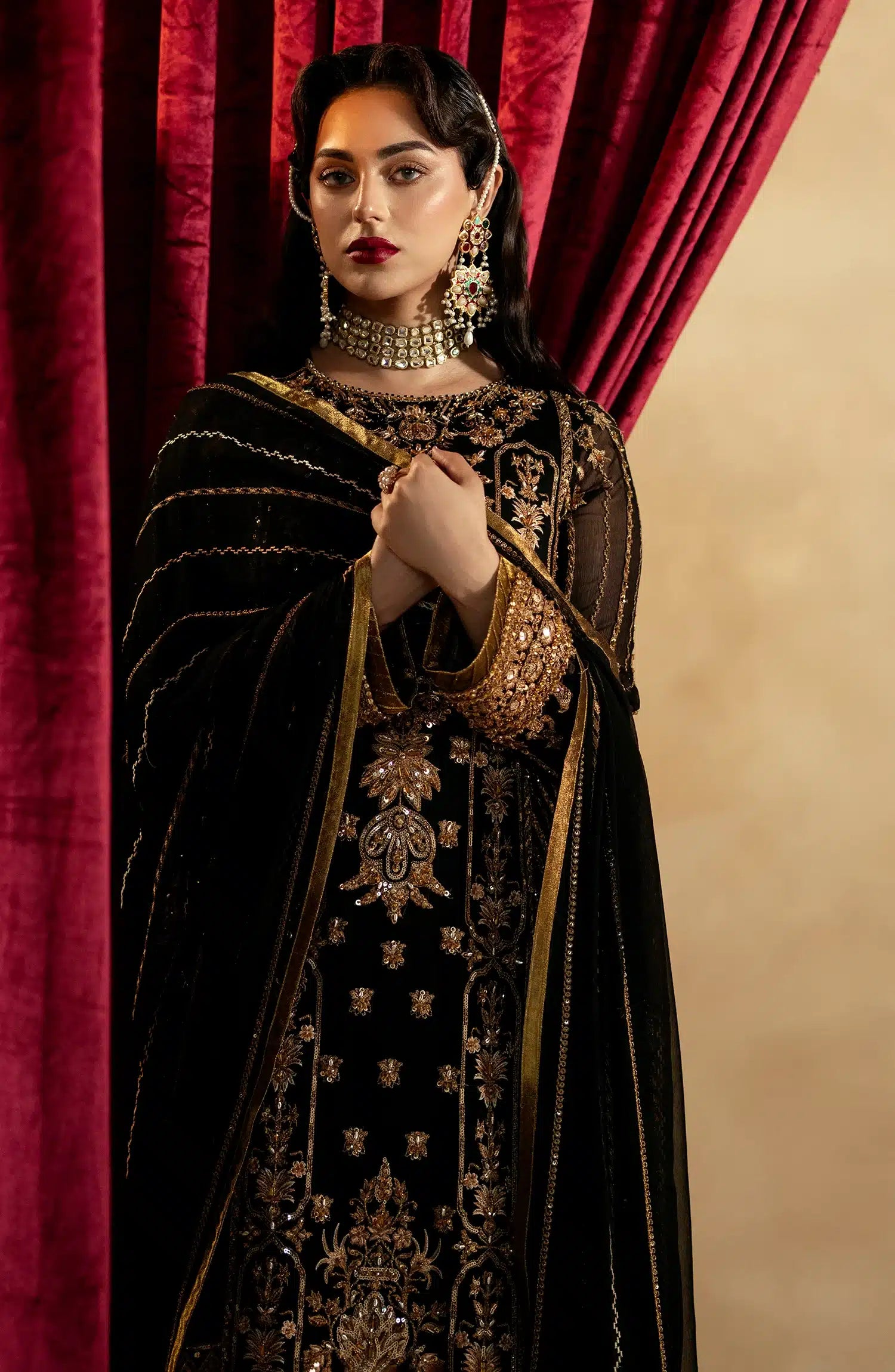 Maryum N Maria | Zamani Beghum Formals 23 | Amber-(MW23-519) - House Of Anaya