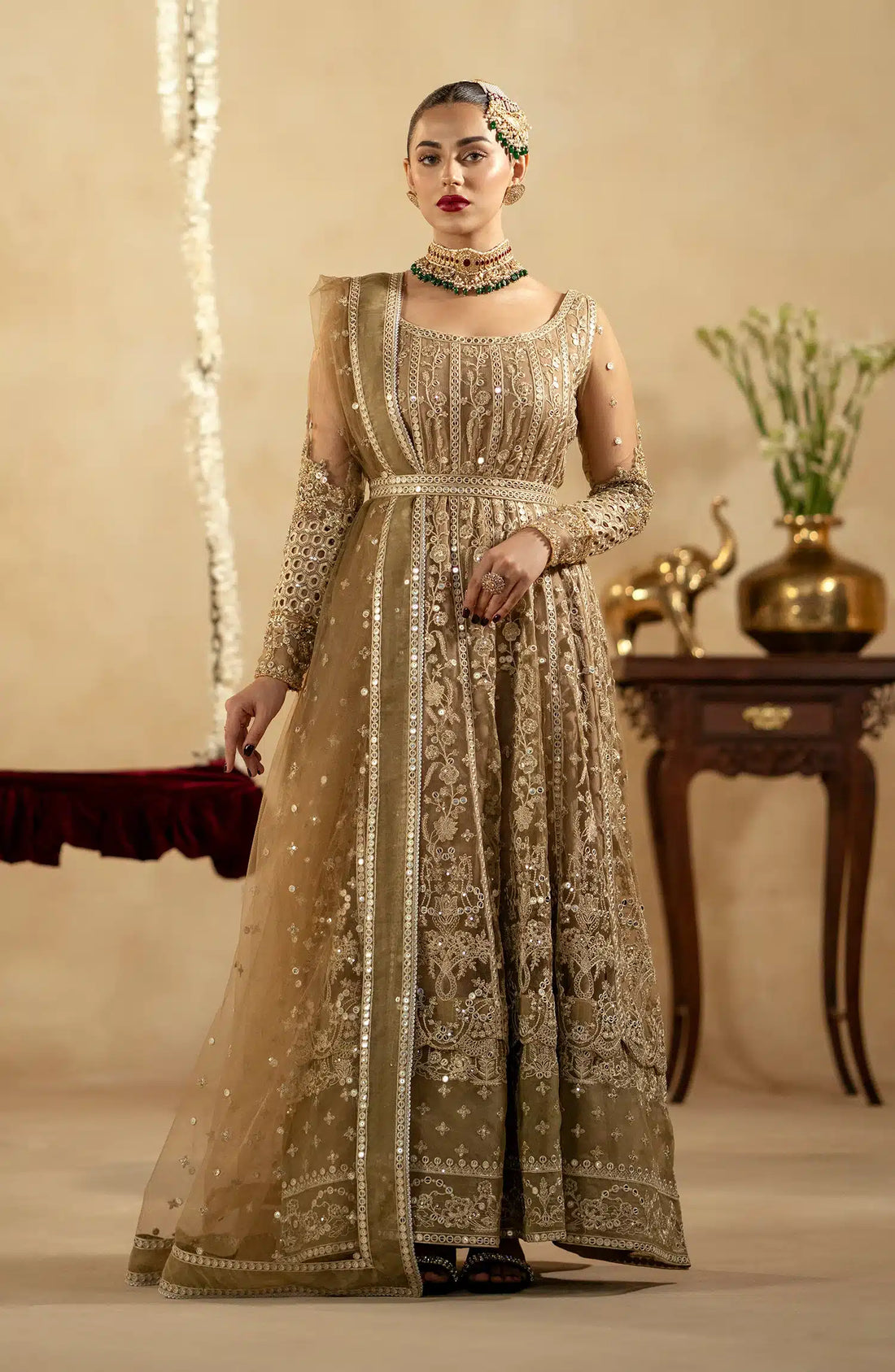 Maryum N Maria | Zamani Beghum Formals 23 | Crystal Quartz-(MW23-520) - House Of Anaya