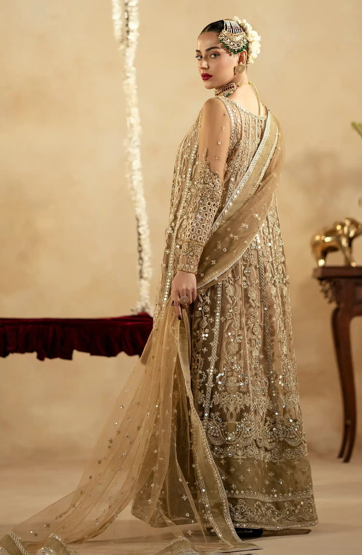 Maryum N Maria | Zamani Beghum Formals 23 | Crystal Quartz-(MW23-520) - House Of Anaya