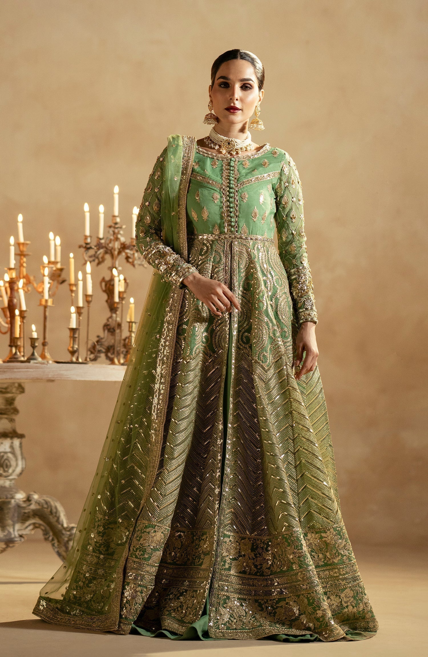 Maryum N Maria | Zamani Beghum Formals 23 | Opal-(MW23-518) - House Of Anaya