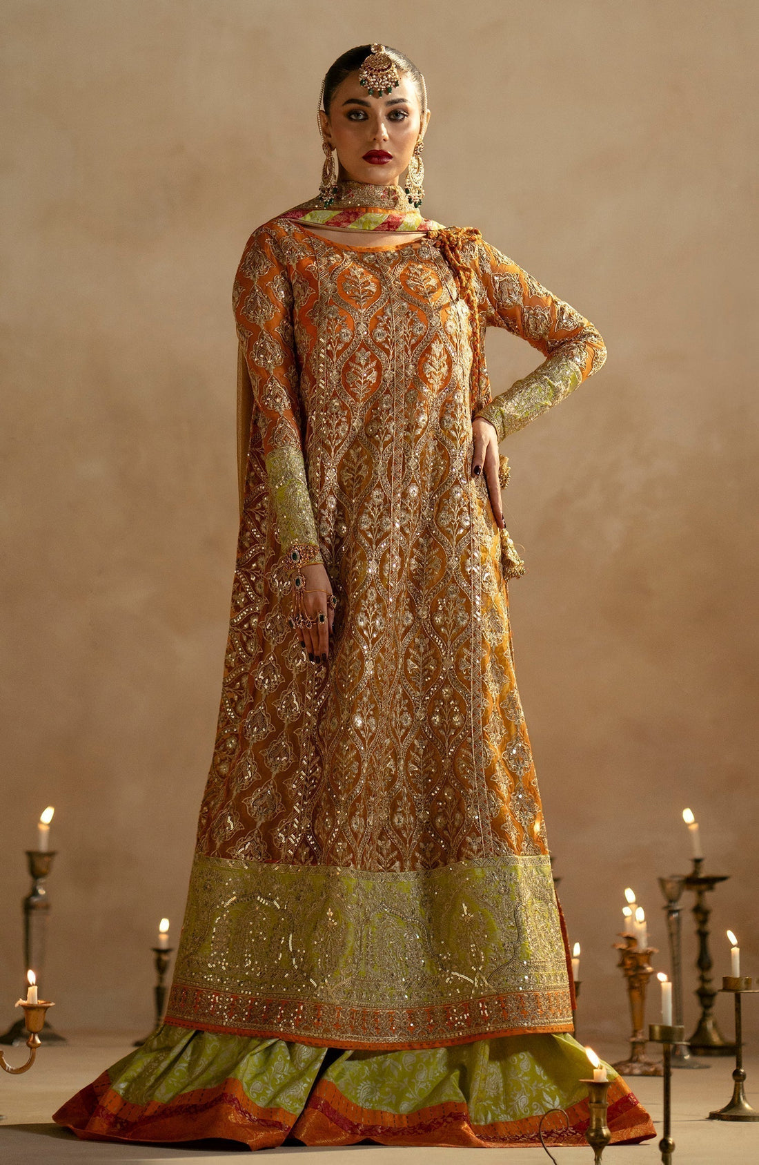 Maryum N Maria | Zamani Beghum Formals 23 | Citrine-(MW23-515) - House Of Anaya