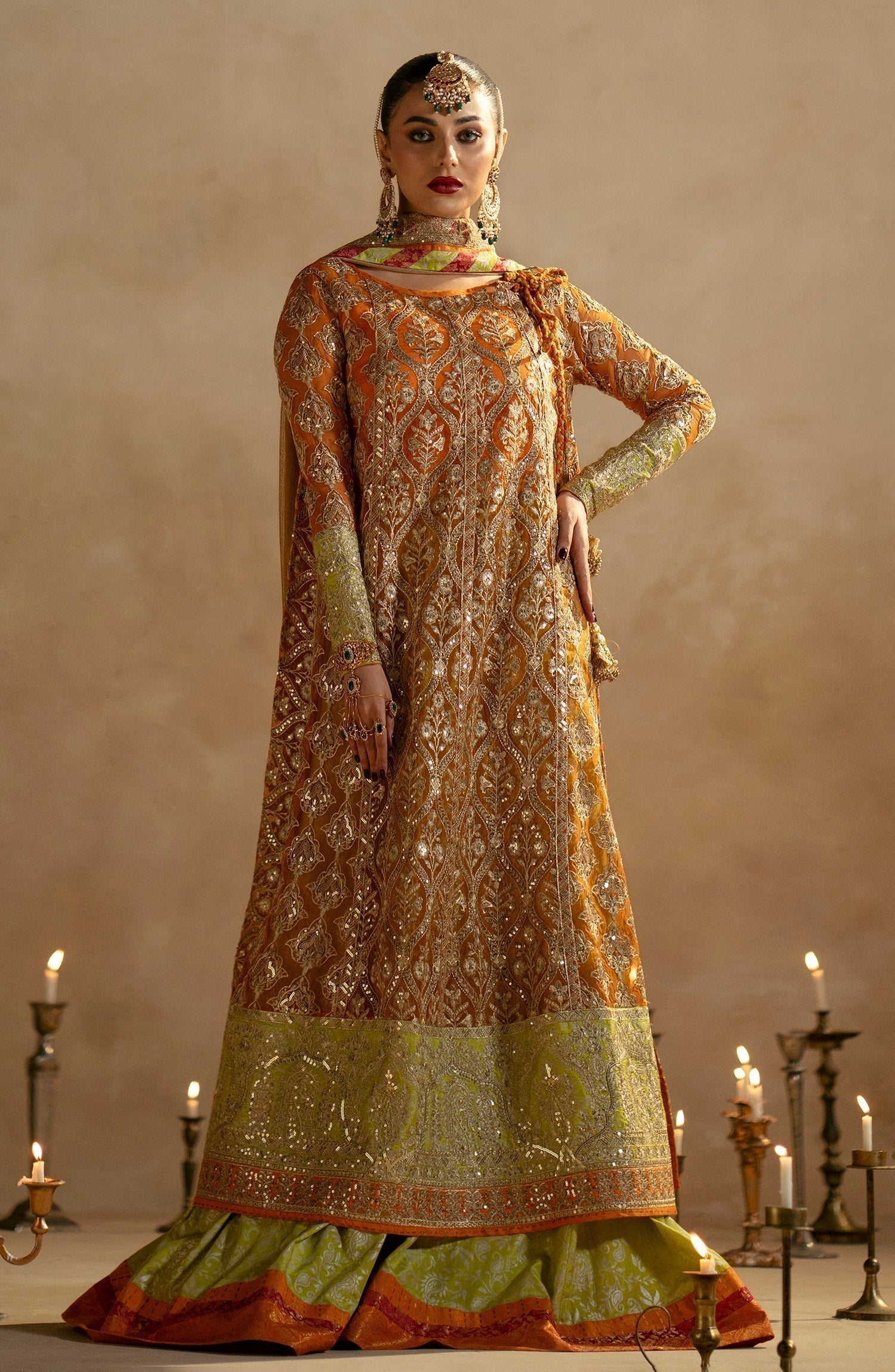 Maryum N Maria | Zamani Beghum Formals 23 | Citrine-(MW23-515) - House Of Anaya