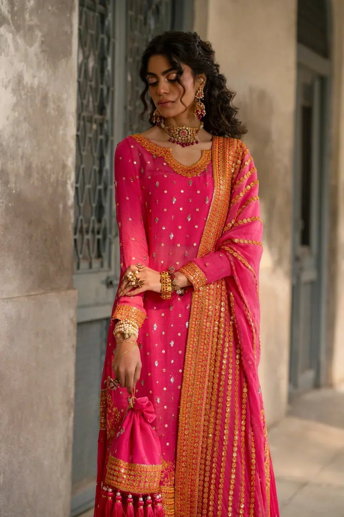 Erum Khan | Mannat Formals | Rangoli - House Of Anaya