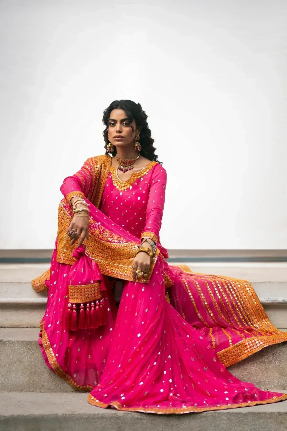 Erum Khan | Mannat Formals | Rangoli - House Of Anaya