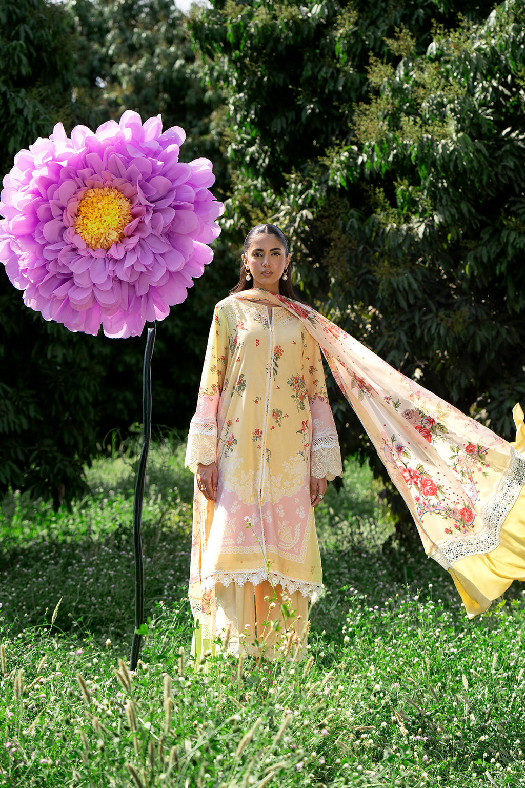 Sardinia | Cocktail Luxury Lawn | DAISY - House of Zarish