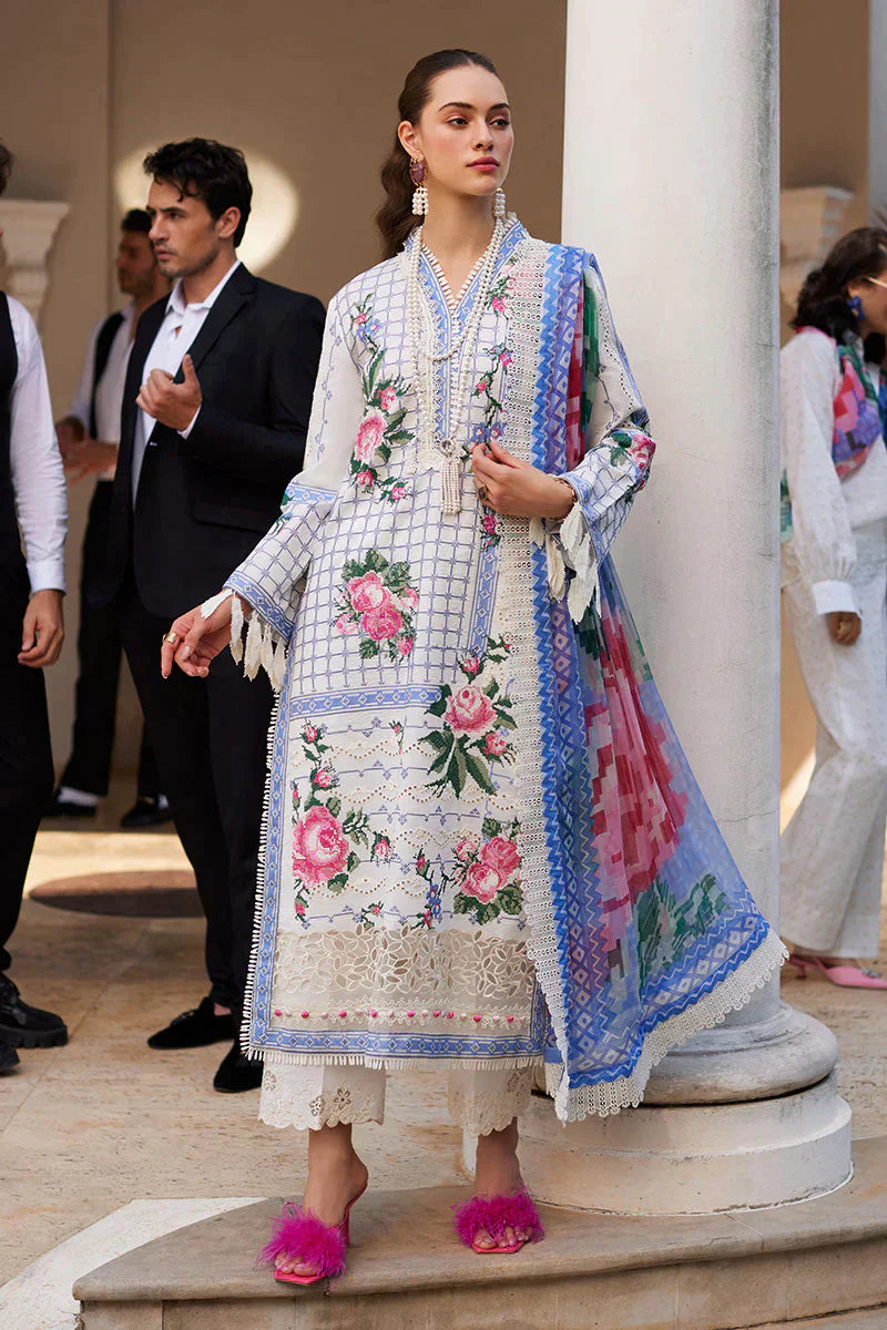 Mushq Te Amo Embroidered Lawn 3Pc Suit MSL-2407 Bella Belleza