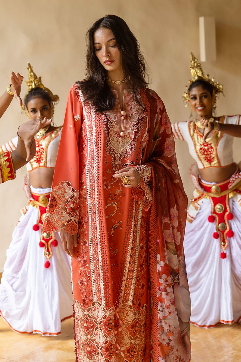 Mushq | Manaram Luxury Lawn 25 | Starry Side