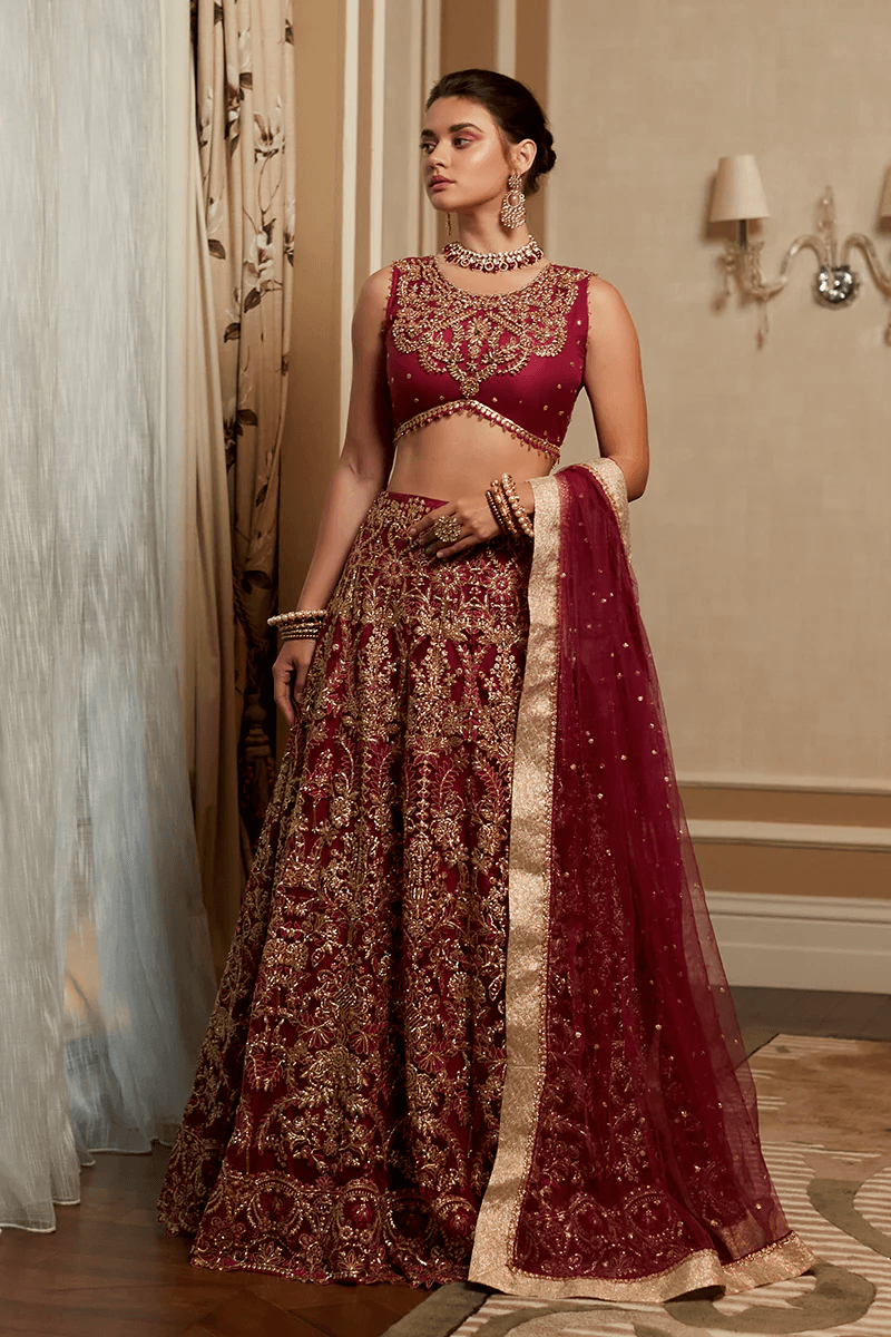MUSHQ Amour Trousseau De Luxe Wedding Collection TDL23-06 RUBY - Riwayat-e-khas