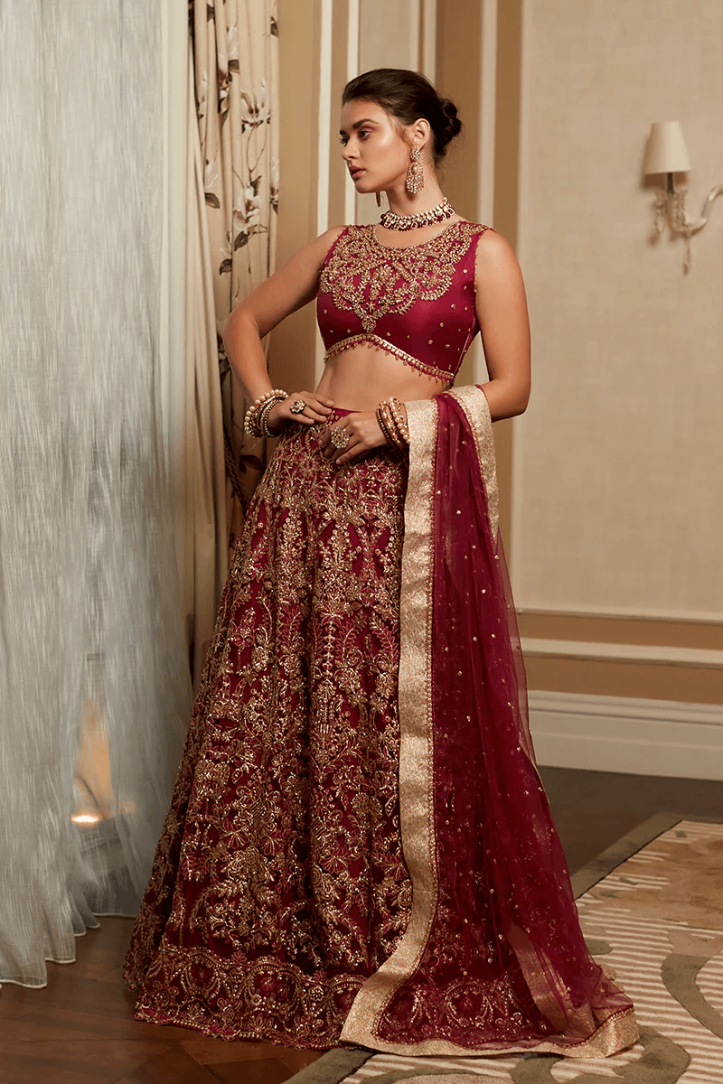 MUSHQ Amour Trousseau De Luxe Wedding Collection TDL23-06 RUBY - Riwayat-e-khas