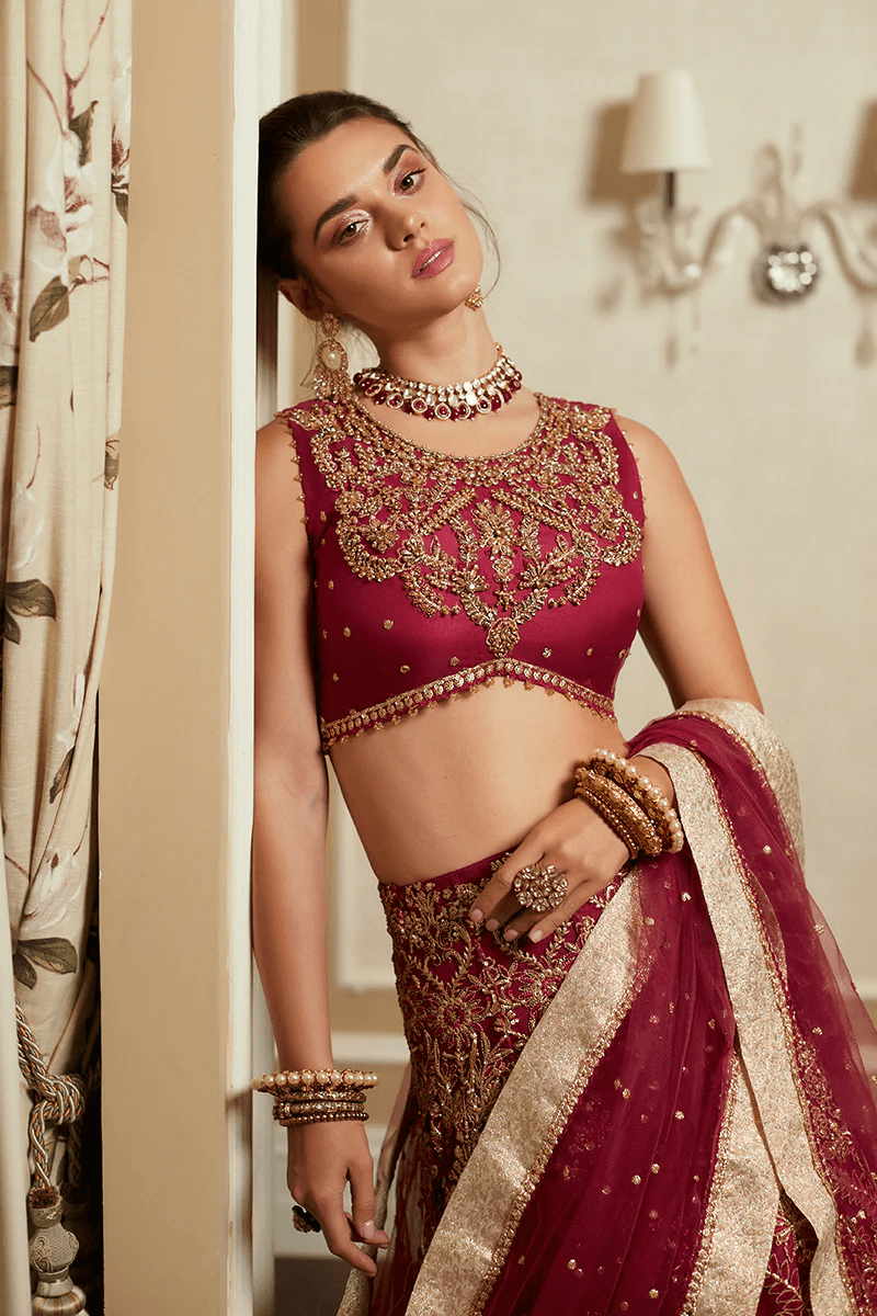 MUSHQ Amour Trousseau De Luxe Wedding Collection TDL23-06 RUBY - Riwayat-e-khas