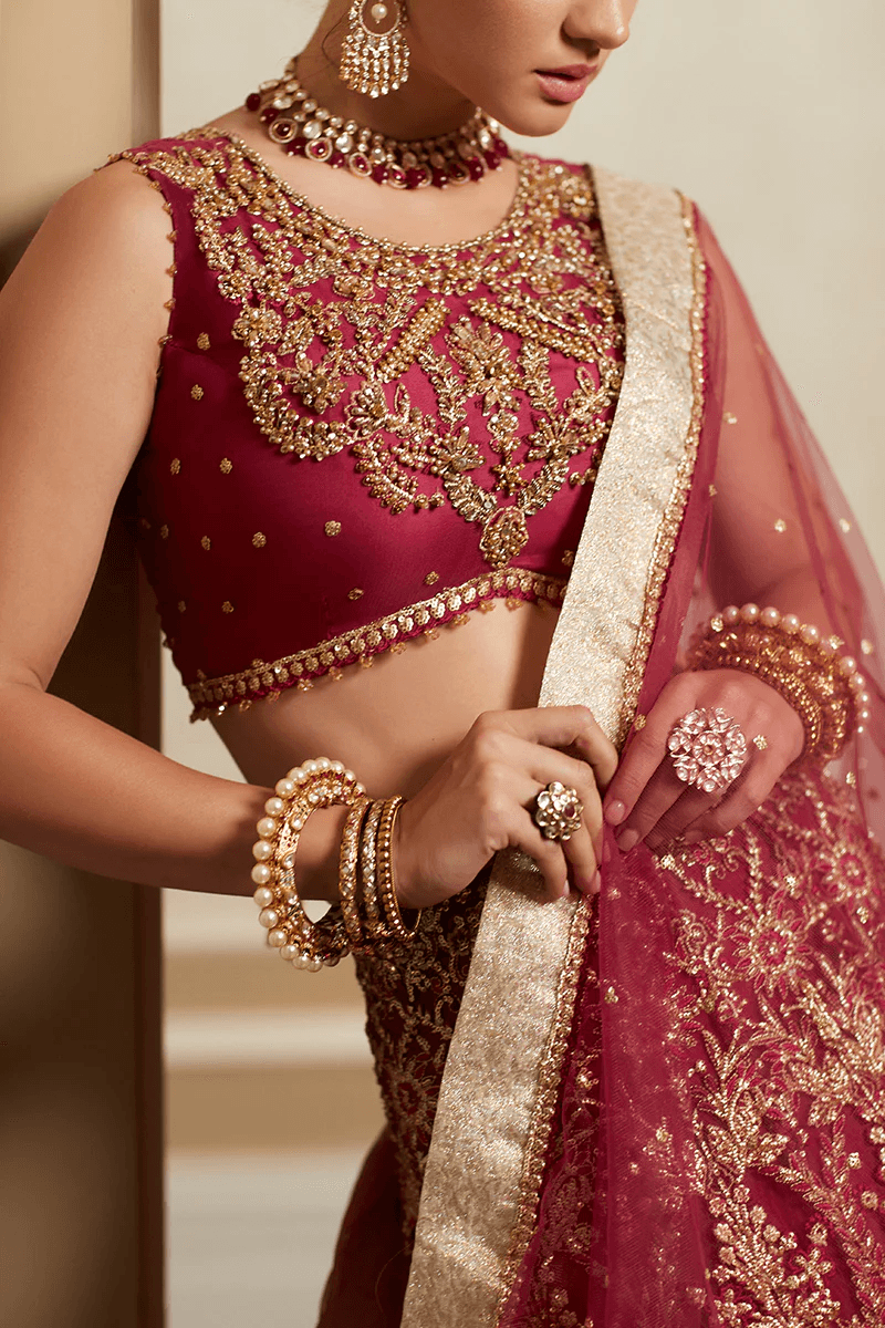 MUSHQ Amour Trousseau De Luxe Wedding Collection TDL23-06 RUBY - Riwayat-e-khas