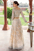 Motifz-2782-OFF-WHITE EMBROIDERED SILK NET FABRIC - Riwayat-e-khas