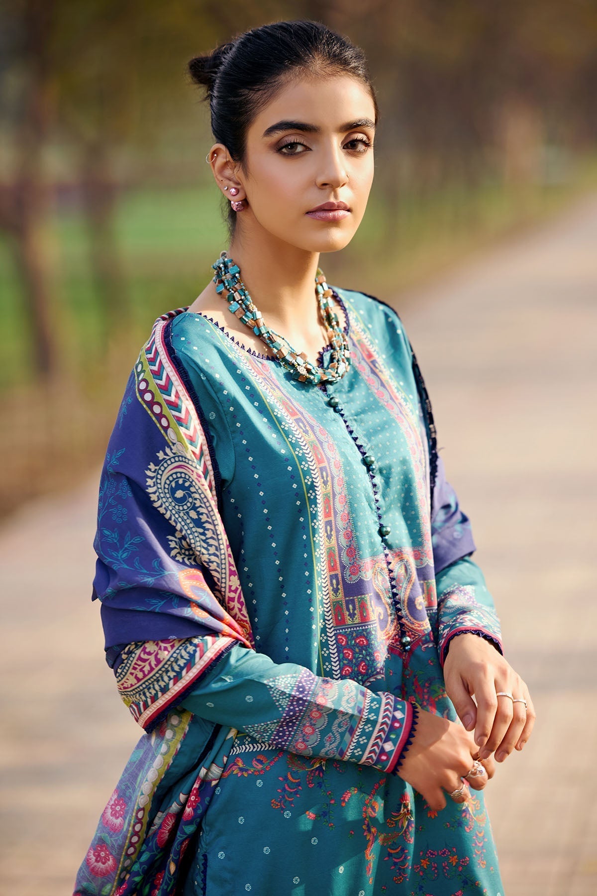 Motifz | Umang Lawn | 3556-SENA