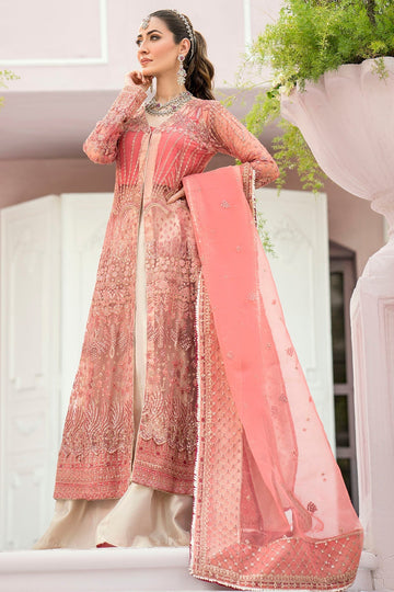 Motifz-4114-AVLEY EMBROIDERED SILK NET - Riwayat-e-khas