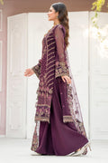 Motifz-4118-CLAUDIA EMBROIDERED BEMBERG CHIFFON - Riwayat-e-khas