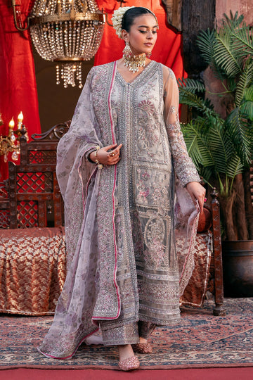 Motifz | EMBROIDERED SILK NET | 4823-QANDEEL
