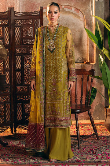 Motifz | EMBROIDERED SILK NET | 4824-ALMAS