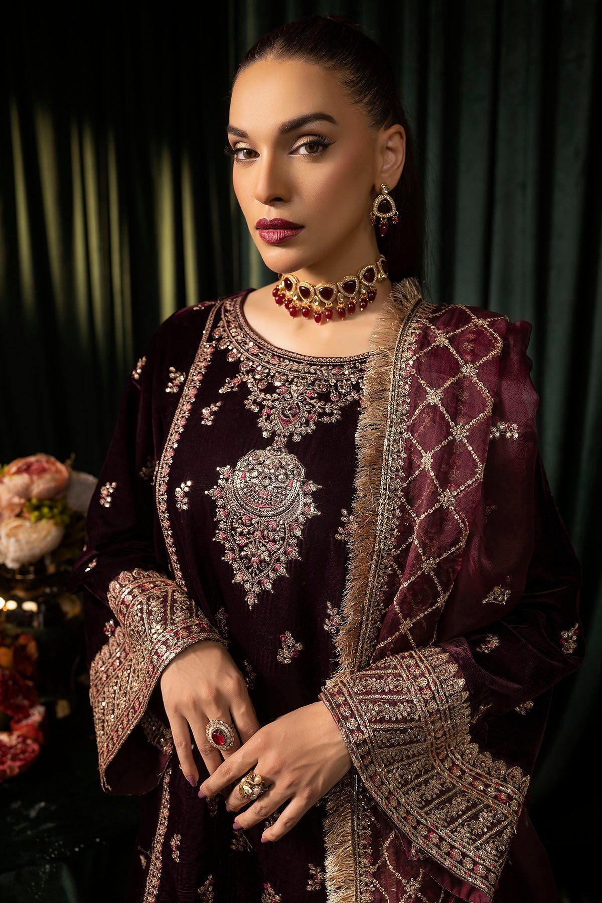 Motifz | Velvet Formals | 5095-MAZNEEN