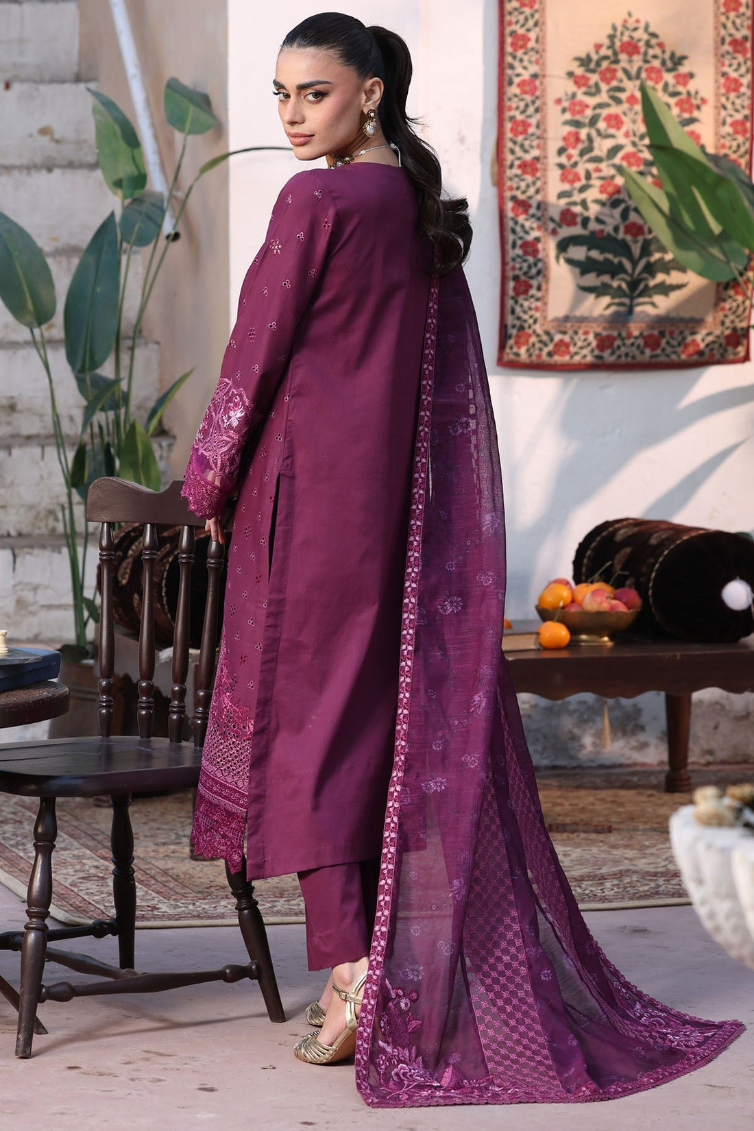 Motifz | Premium Lawn 26 | 5931-CRIMSON