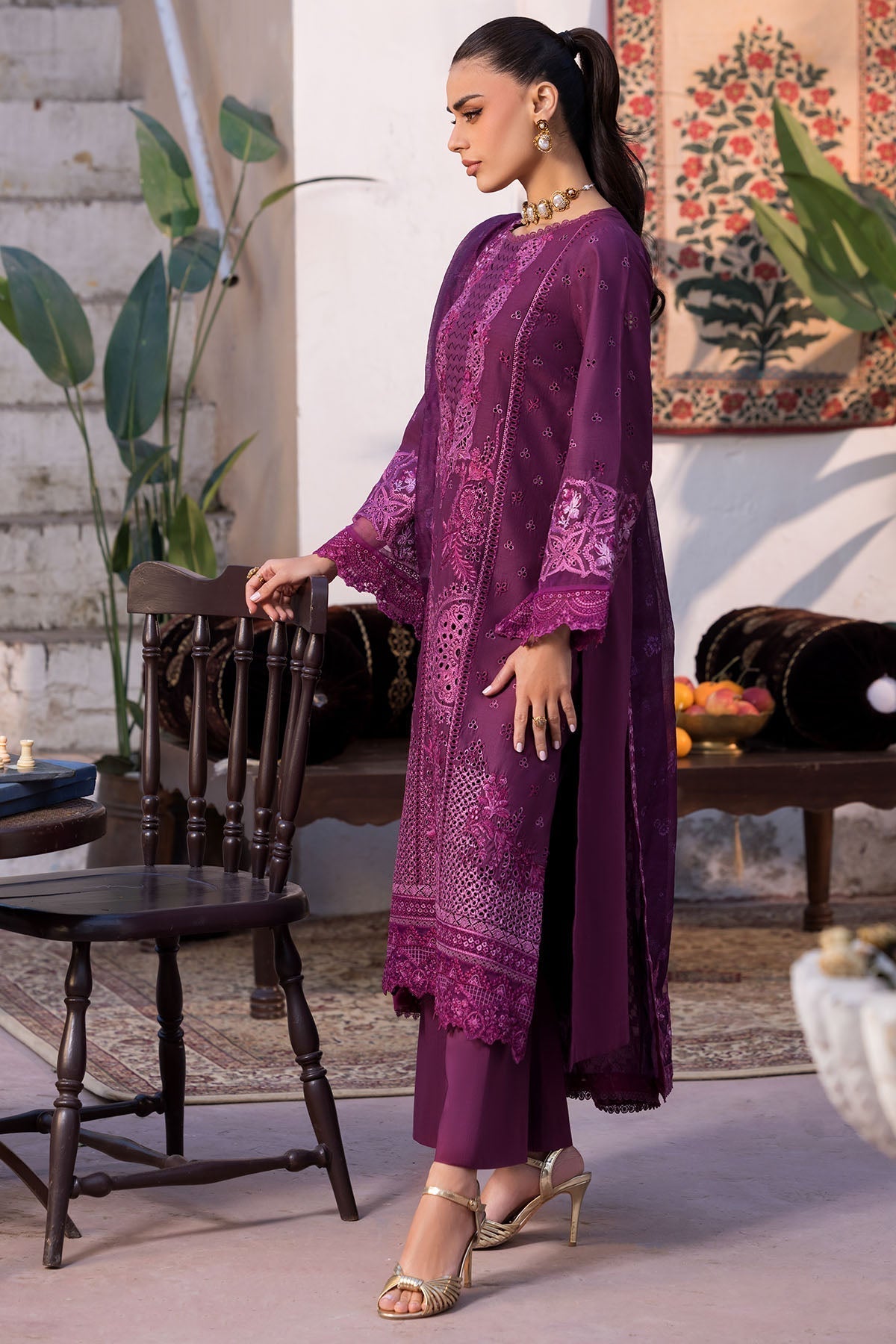 Motifz | Premium Lawn 26 | 5931-CRIMSON