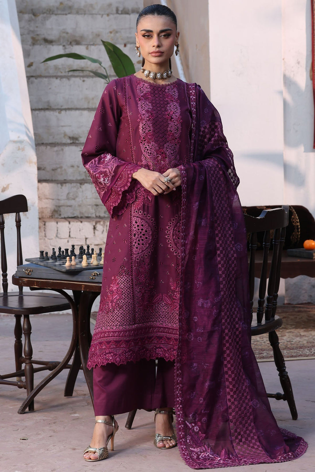 Motifz | Premium Lawn 26 | 5931-CRIMSON