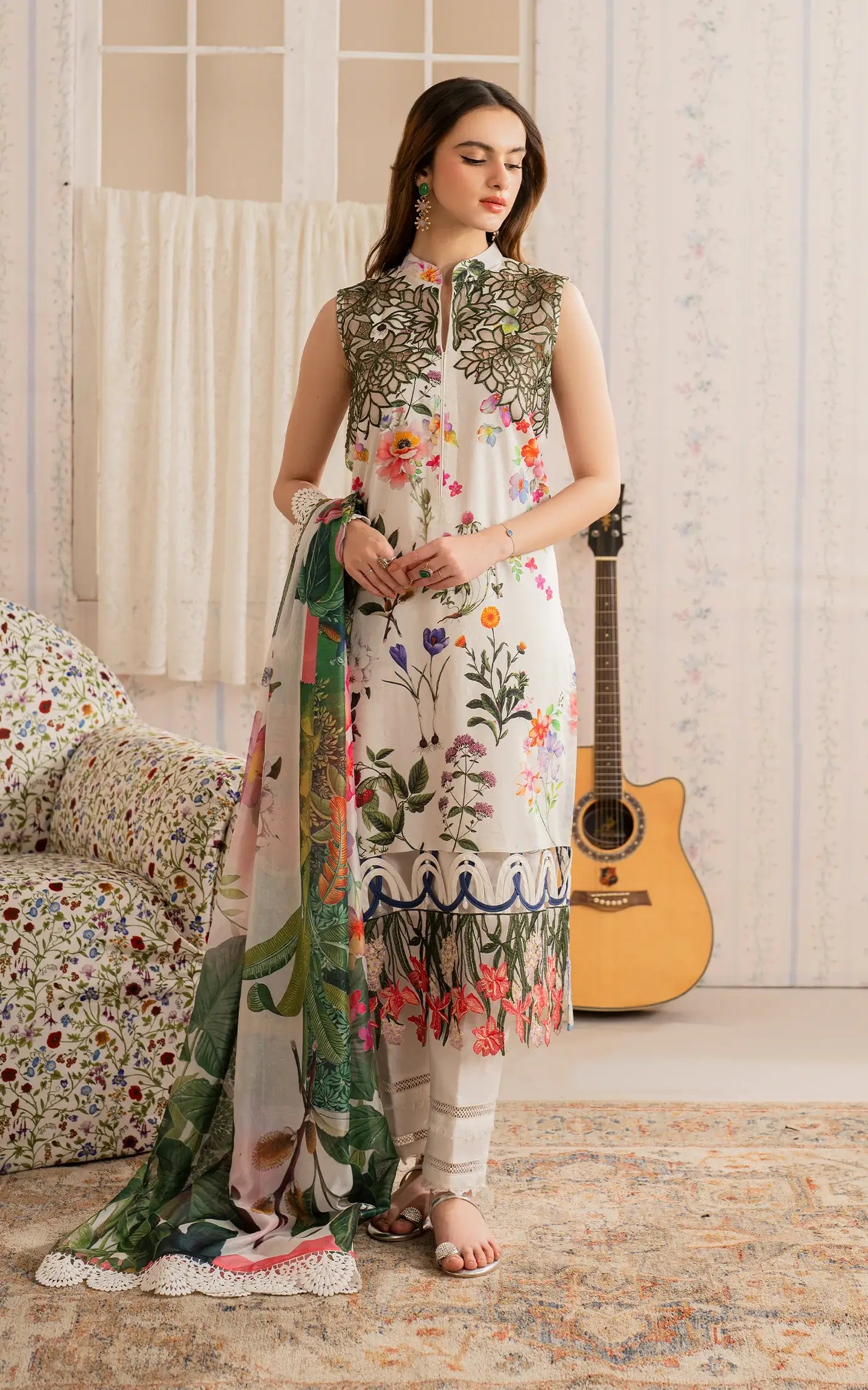 Asifa and Nabeel | Meraki Vintage 25 | Mahgul (MVL25-16) - House Of Zarish