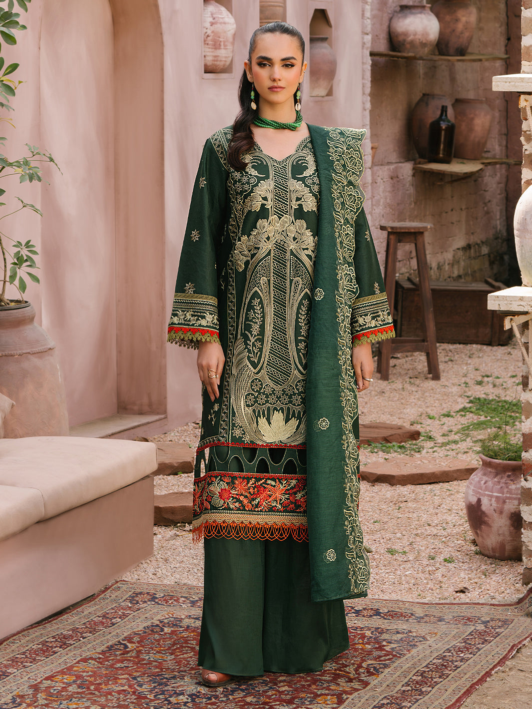 Mahnur | Masakali Luxury Lawn 24 | MK 04 - B - House of Zarish
