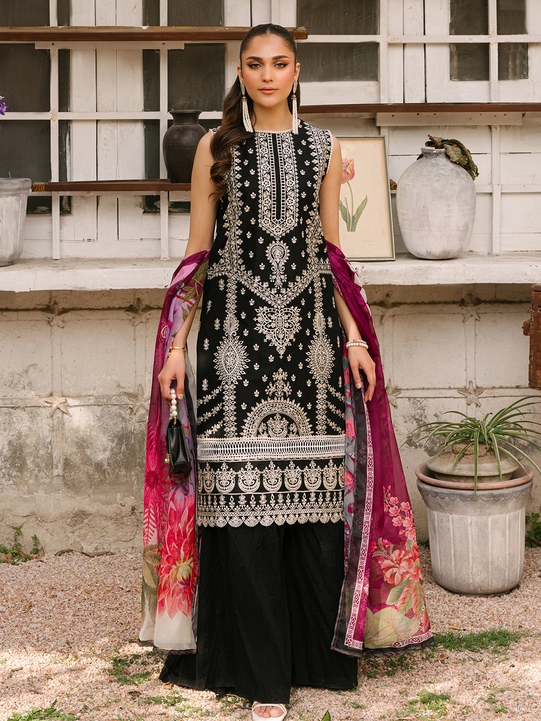 Mahnur | Masakali Luxury Lawn 24 | MK 05 - A - House of Zarish