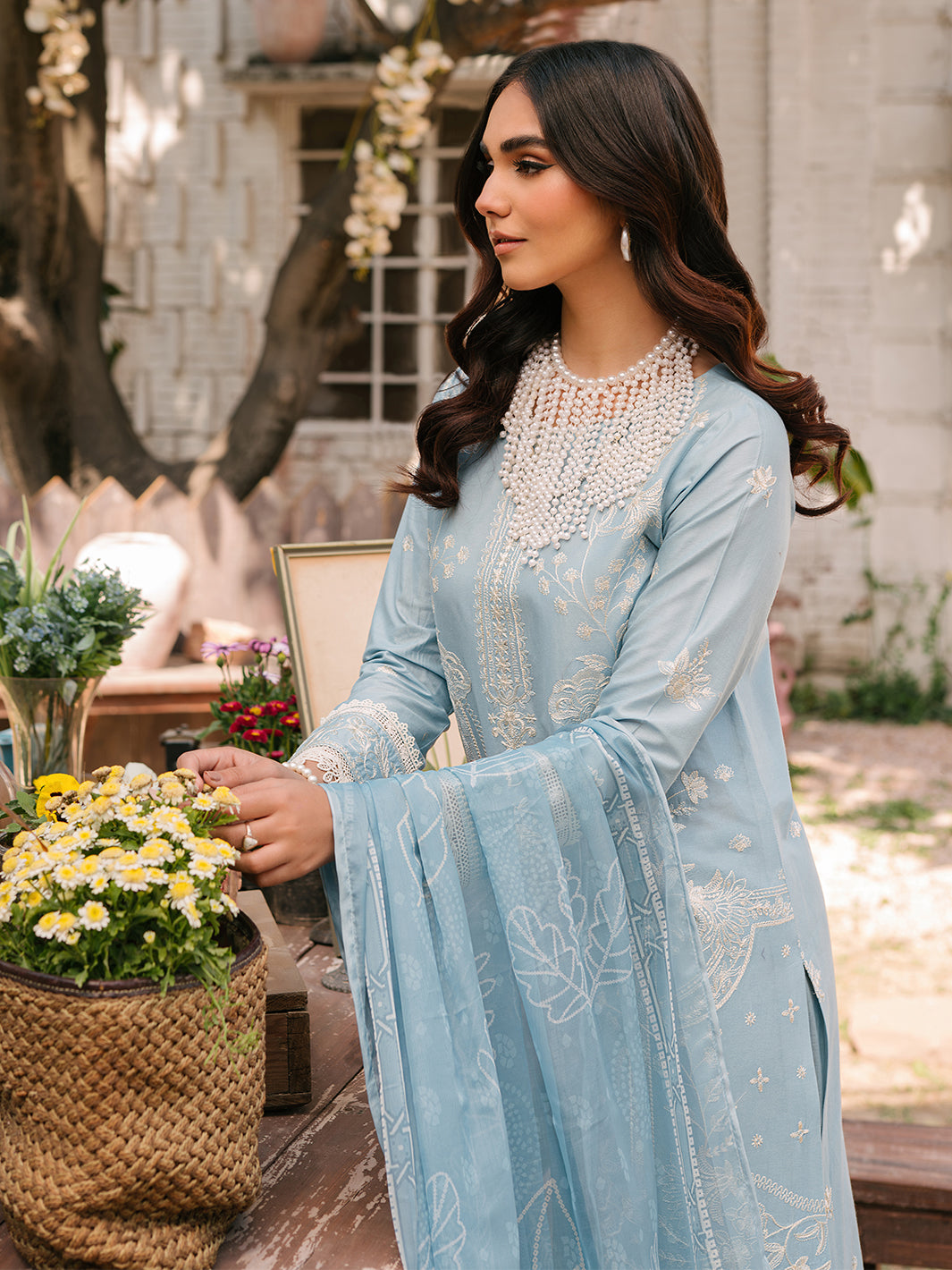 Mahnur | Masakali Luxury Lawn 24 | MK 02 - A - House of Zarish