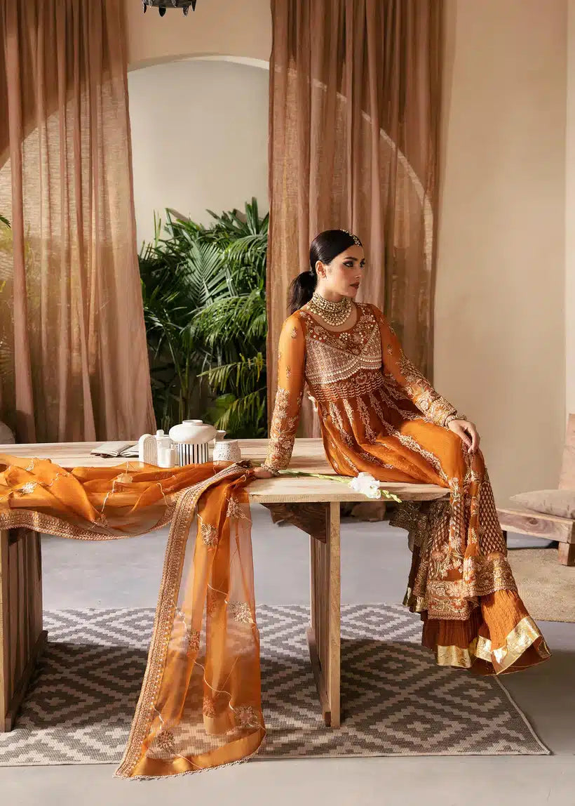 Mahum Asad | Lamhay Wedding Formals 23 | Kesari - House Of Anaya