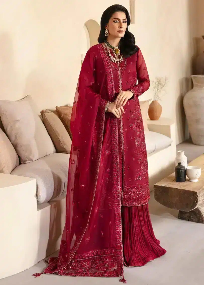 Mahum Asad | Lamhay Wedding Formals 23 | Laal - House Of Anaya