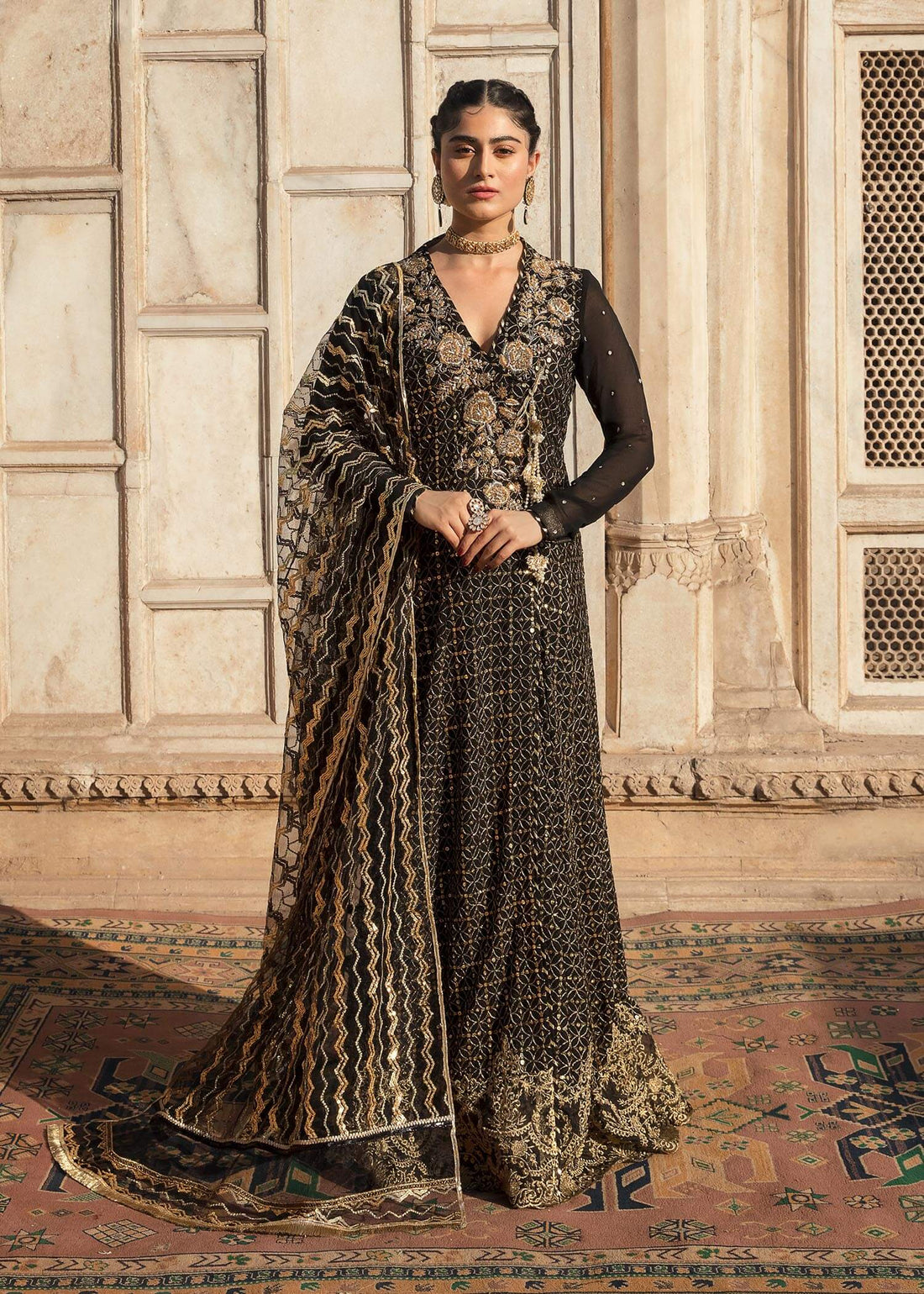 Mahum Asad | Gul Posh Luxury Formals 23 | Chiraagh - House Of Anaya