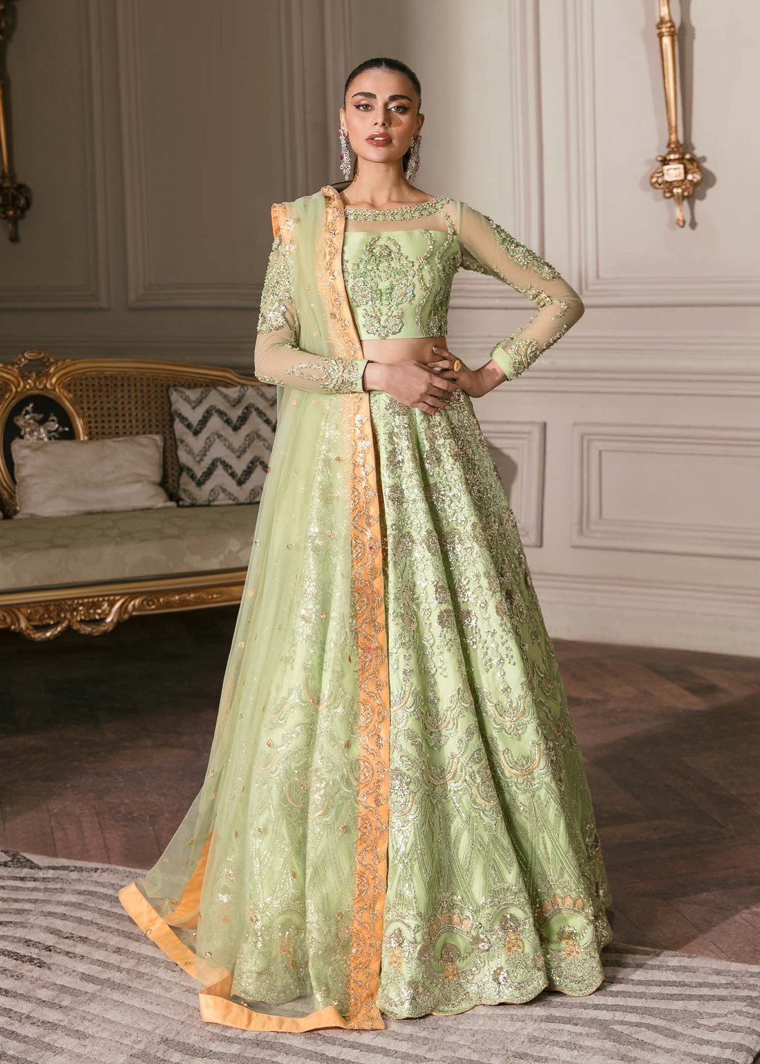 Waqas Shah | Malika - E - Elizabeth | DAISY - House of Zarish