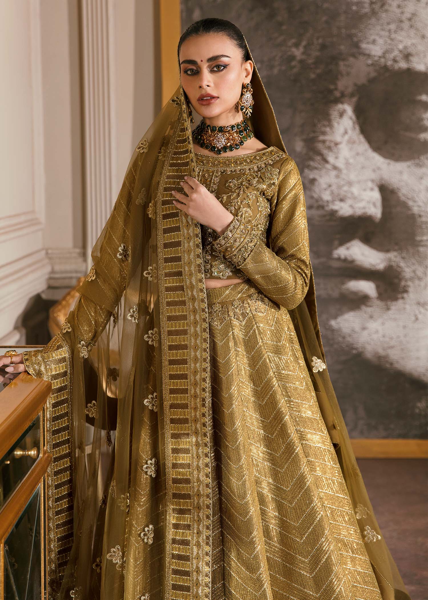 Waqas Shah | Malika - E - Elizabeth | ORCHID - House of Zarish