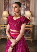 Waqas Shah | Malika - E - Elizabeth | FUCHSIA - House of Zarish