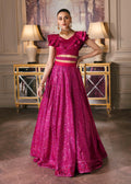 Waqas Shah | Malika - E - Elizabeth | FUCHSIA - House of Zarish