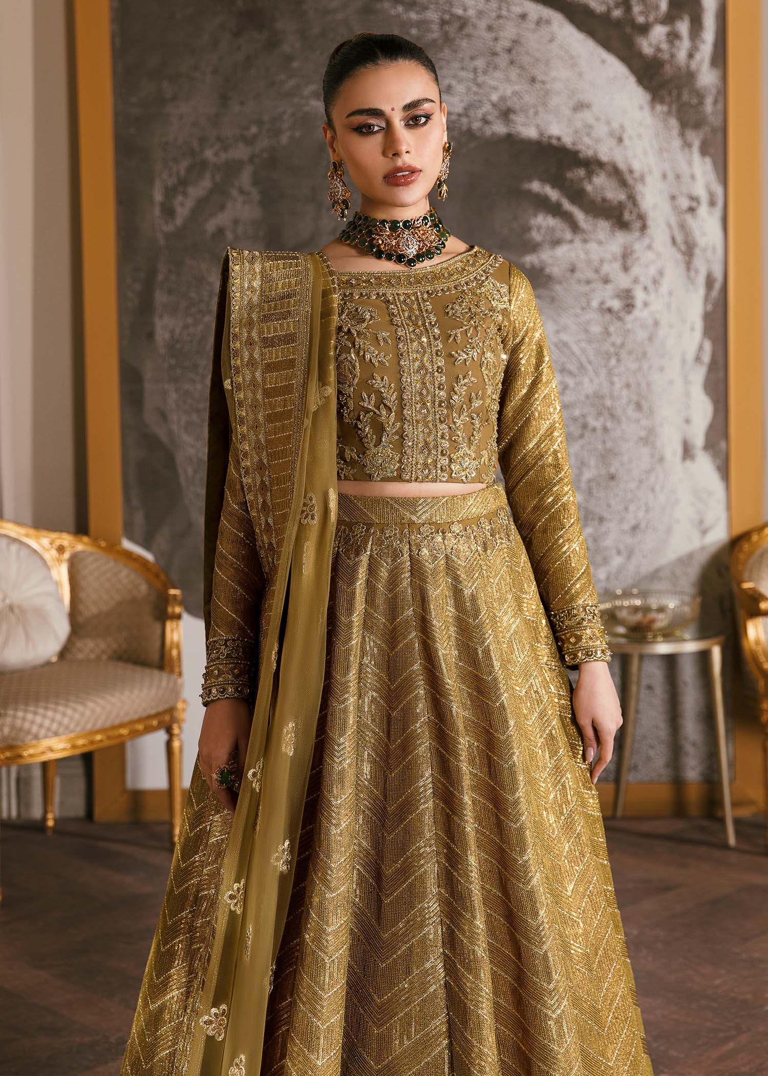 Waqas Shah | Malika - E - Elizabeth | ORCHID - House of Zarish