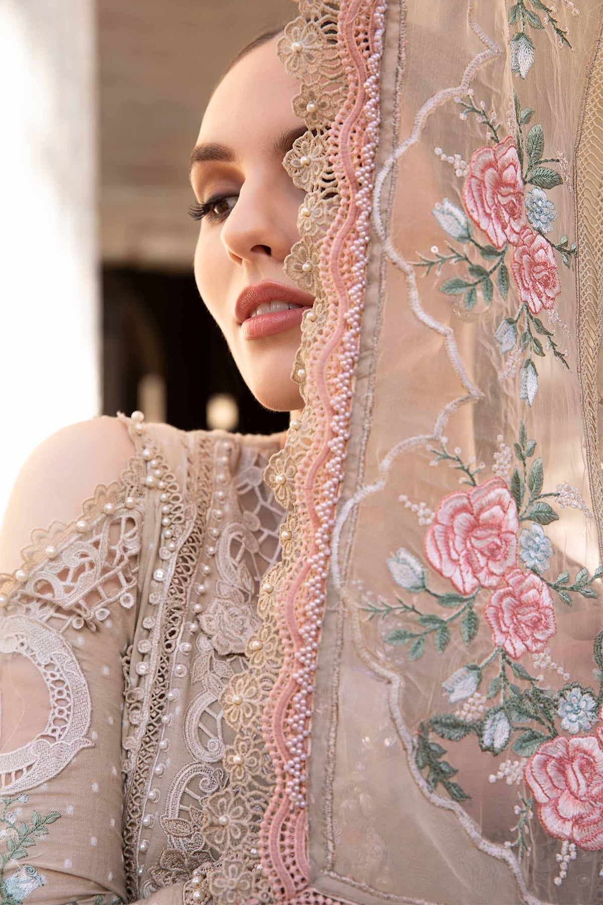 Maria B | Voyage a' Luxe Lawn | D-2410-A - House Of Anaya