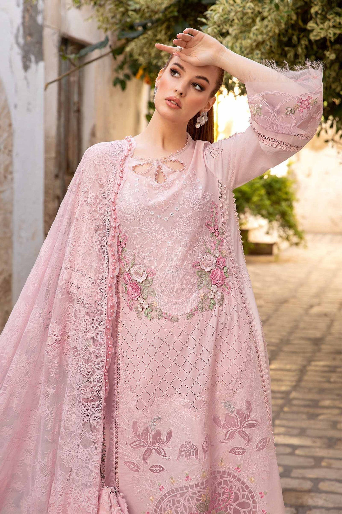 Maria B | Voyage a' Luxe Lawn | D-2411-A - House Of Anaya