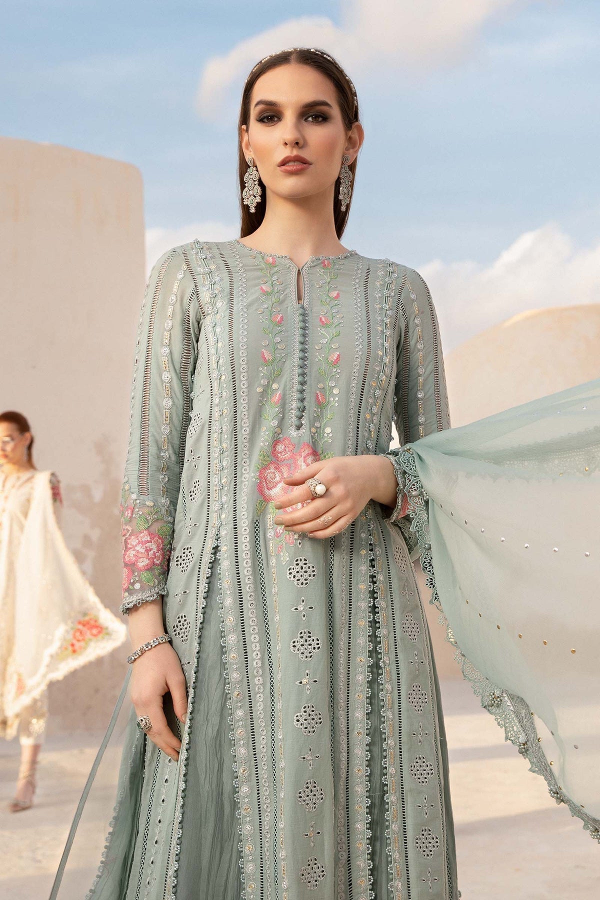 Maria B | Voyage a' Luxe Lawn | D-2412-B - House Of Anaya