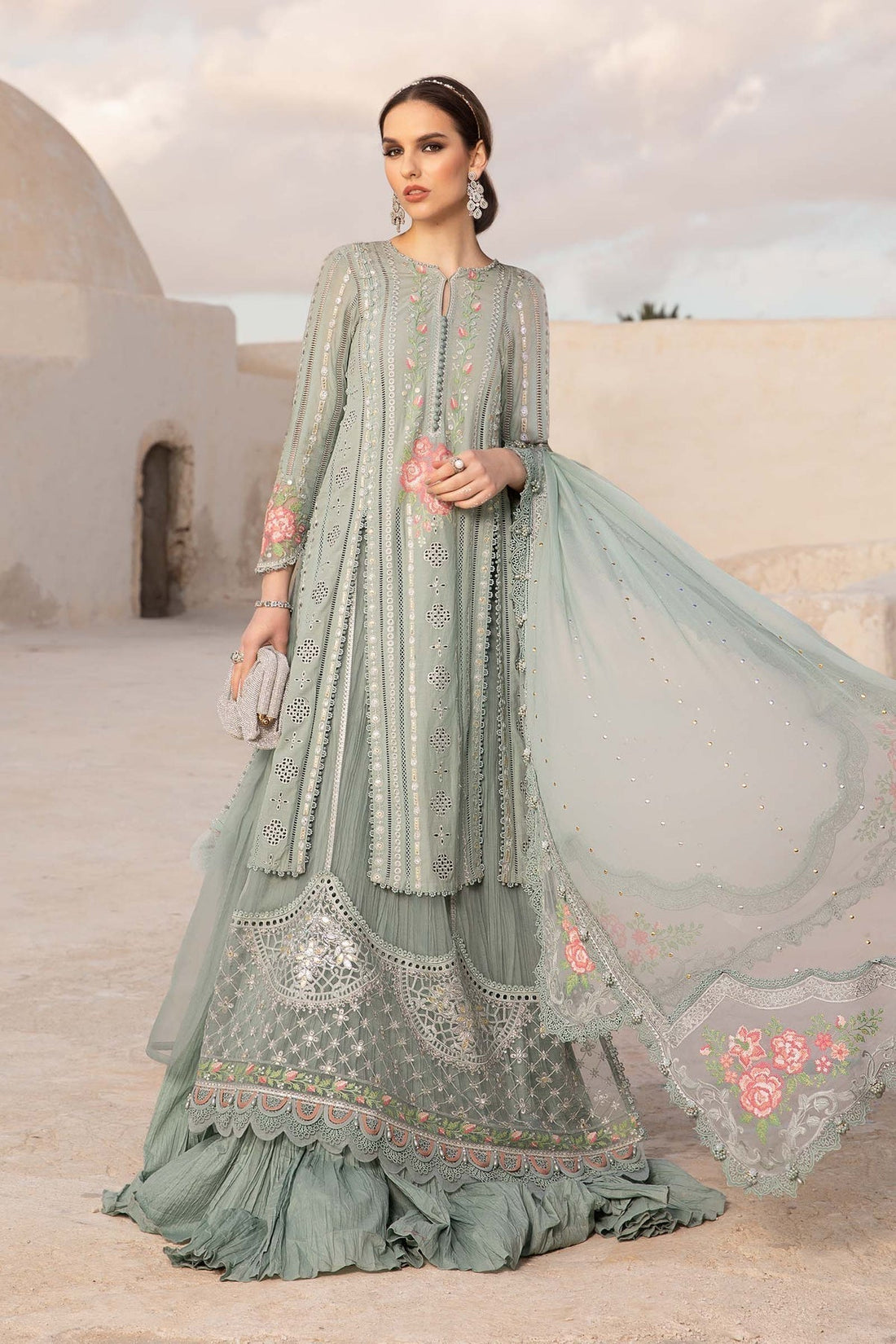 Maria B | Voyage a' Luxe Lawn | D-2412-B - House Of Anaya