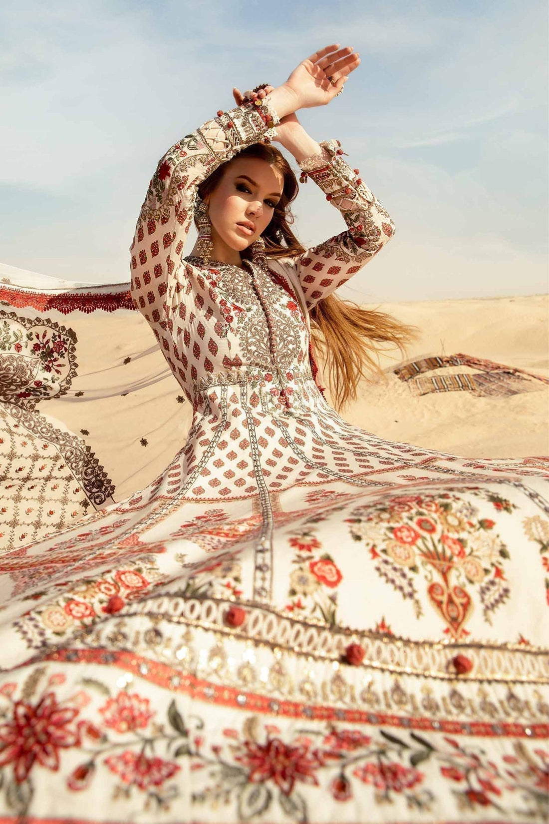 Maria B | Voyage a' Luxe Lawn | D-2413-A - House Of Anaya