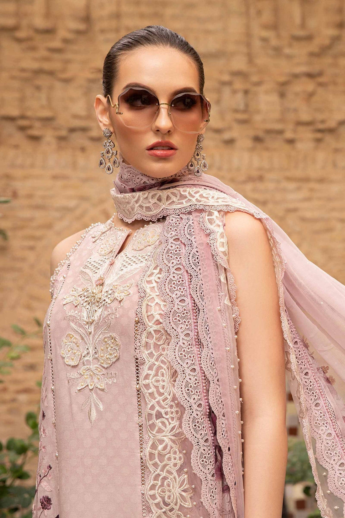 Maria B | Voyage a' Luxe Lawn | D-2414-A - House Of Anaya