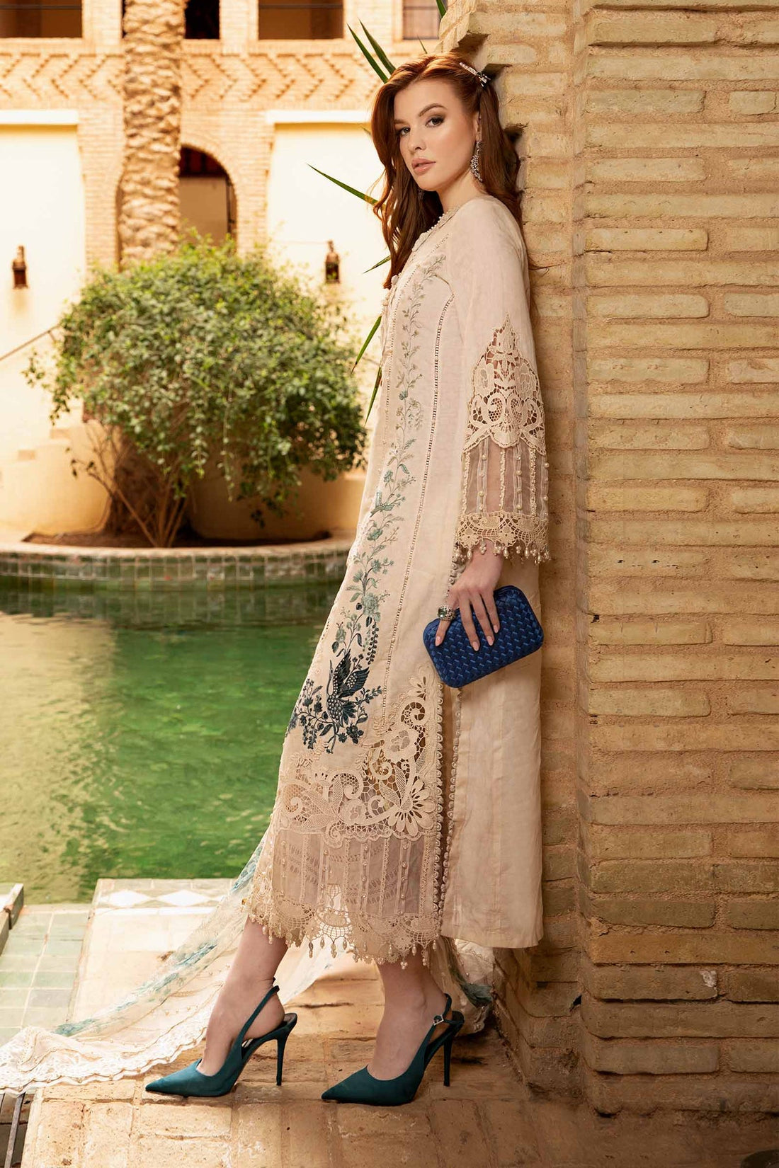 Maria B | Voyage a' Luxe Lawn | D-2414-B - House Of Anaya
