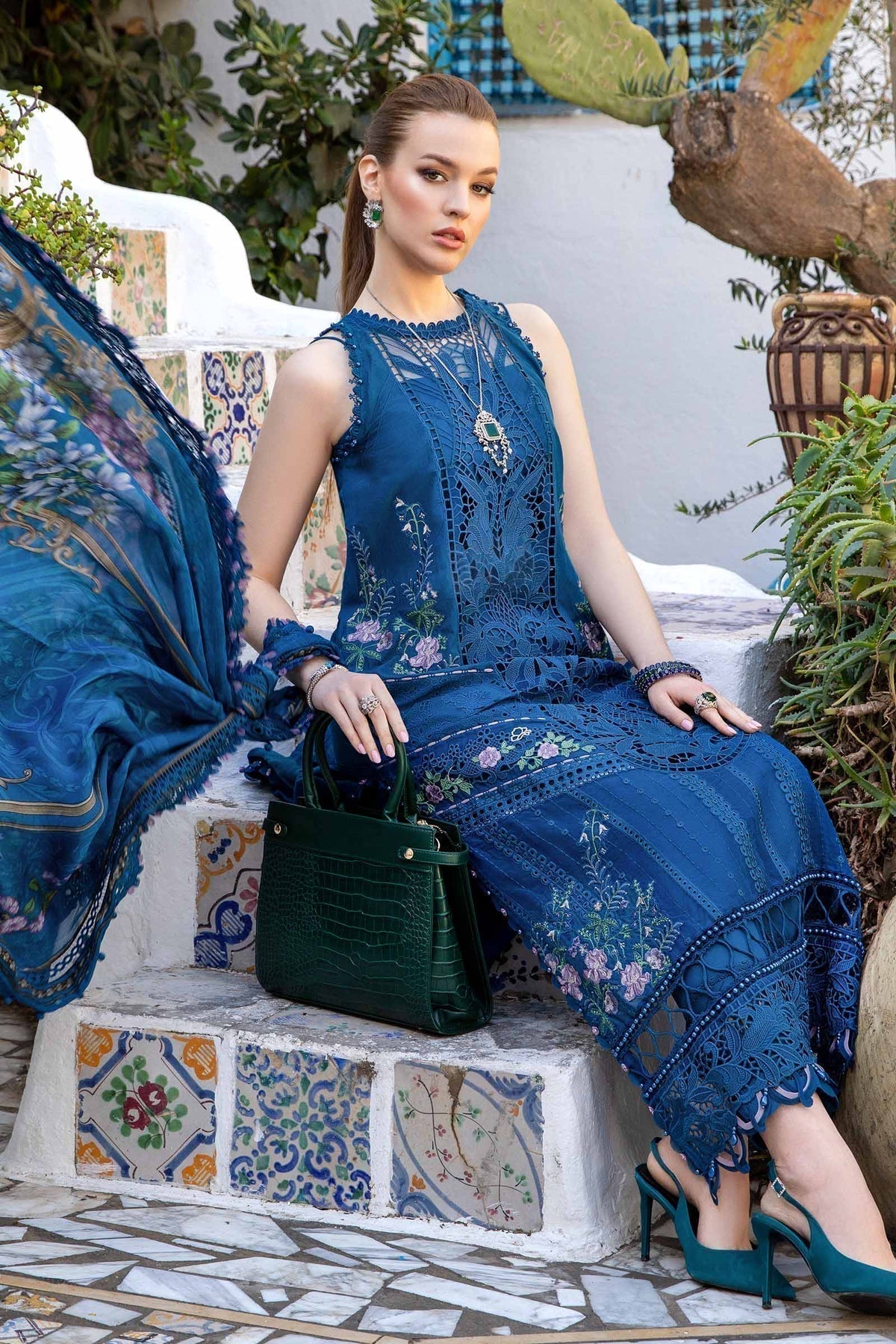 Maria B | Voyage a' Luxe Lawn | D-2415-A - House of Zarish