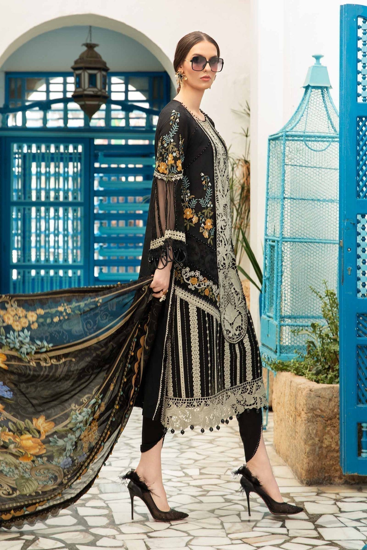 Maria B | Voyage a' Luxe Lawn | D-2415-B - House of Zarish