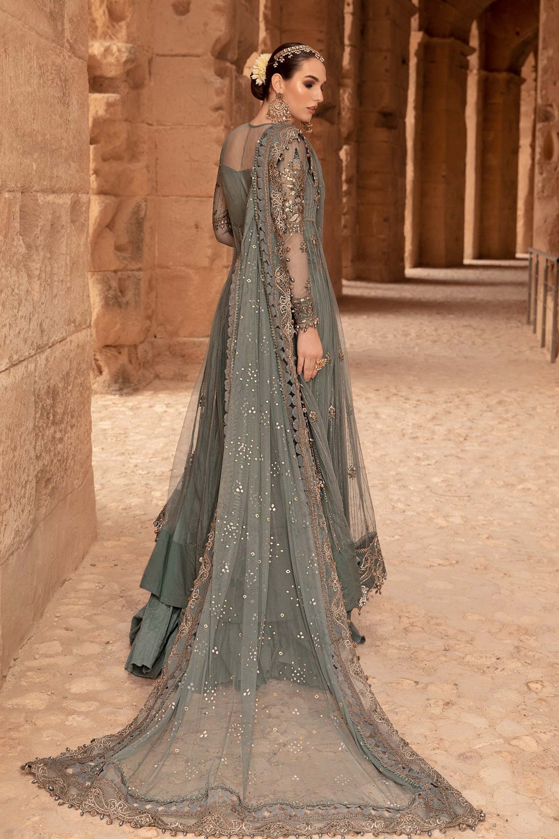 Maria B | Voyage a' Luxe Lawn | D-2403-A - House Of Anaya