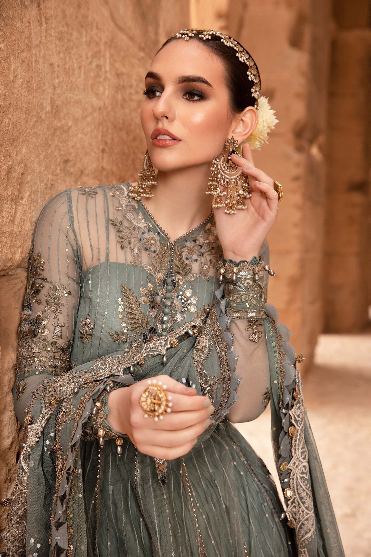 Maria B | Voyage a' Luxe Lawn | D-2403-A - House Of Anaya