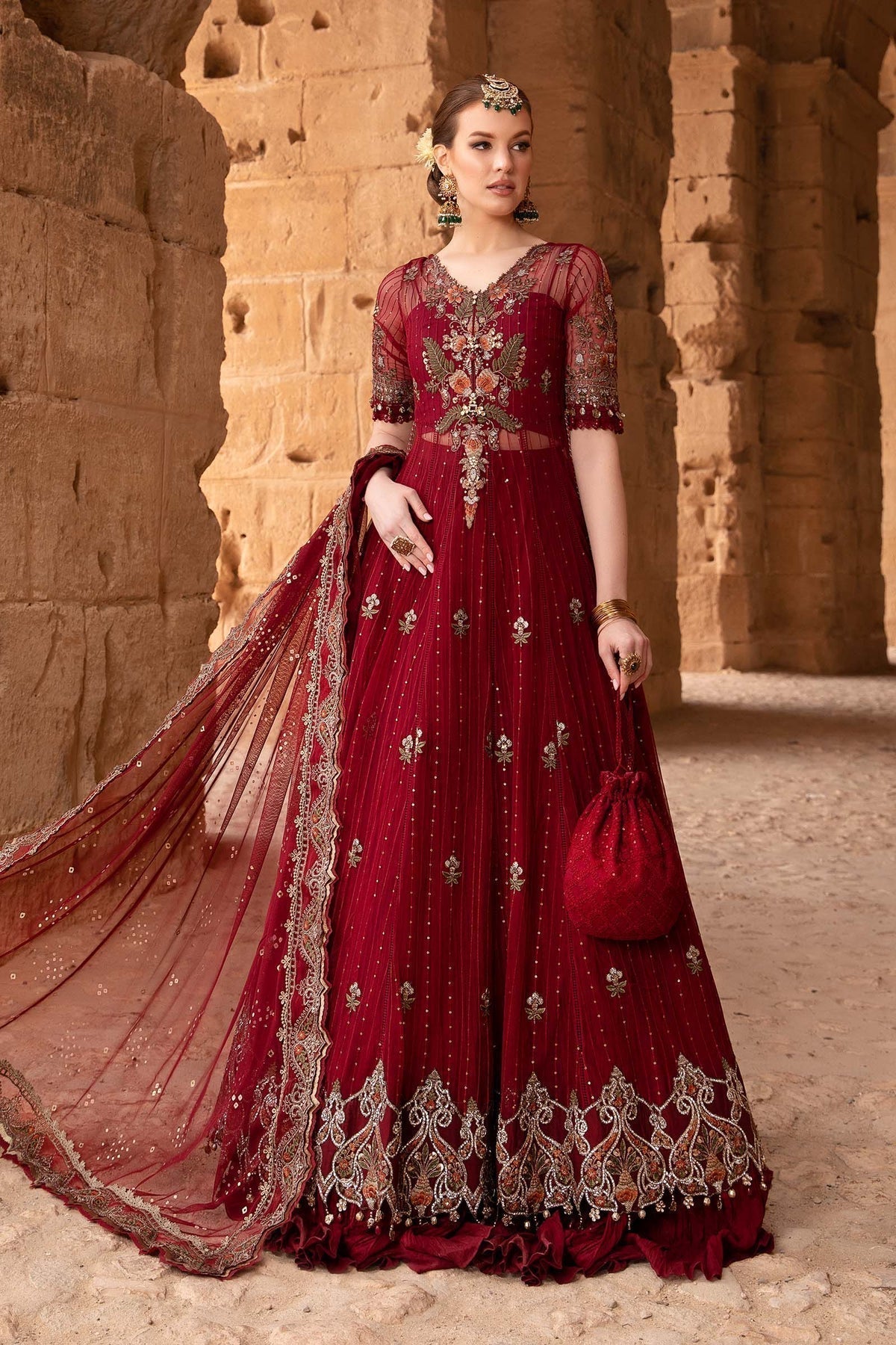 Maria B | Voyage a' Luxe Lawn | D-2403-B - House Of Anaya