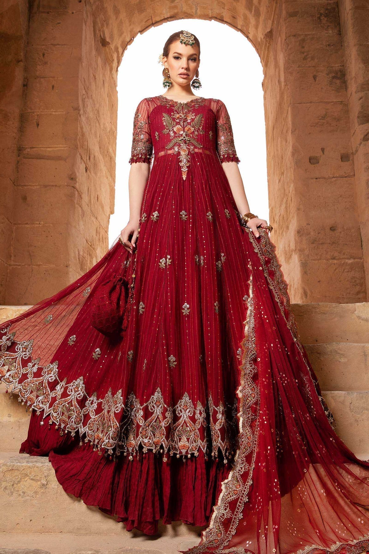 Maria B | Voyage a' Luxe Lawn | D-2403-B - House Of Anaya